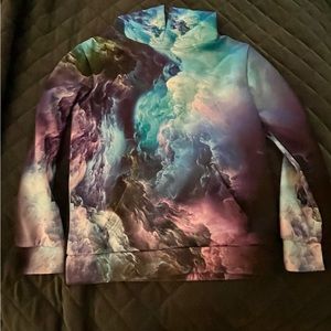 Boys large printed hoodie